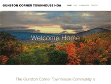 Tablet Screenshot of gunstoncorner.org